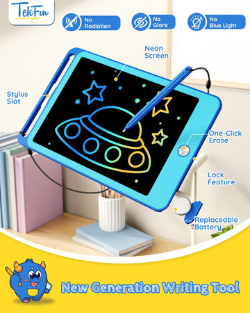 Tekfun Kids Toys For 3+ Years Old Boys Girls Toddler, 8.5Inch Lcd Writing Tablet Erasable Drawing Tablet Writing Pads, Kids Trav