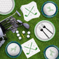 Bqk 96 Pcs Golf Plates And Napkins Golf Birthday Party Decorations Golf Party Supplies Golf Party Decor Golf Decorations For Par