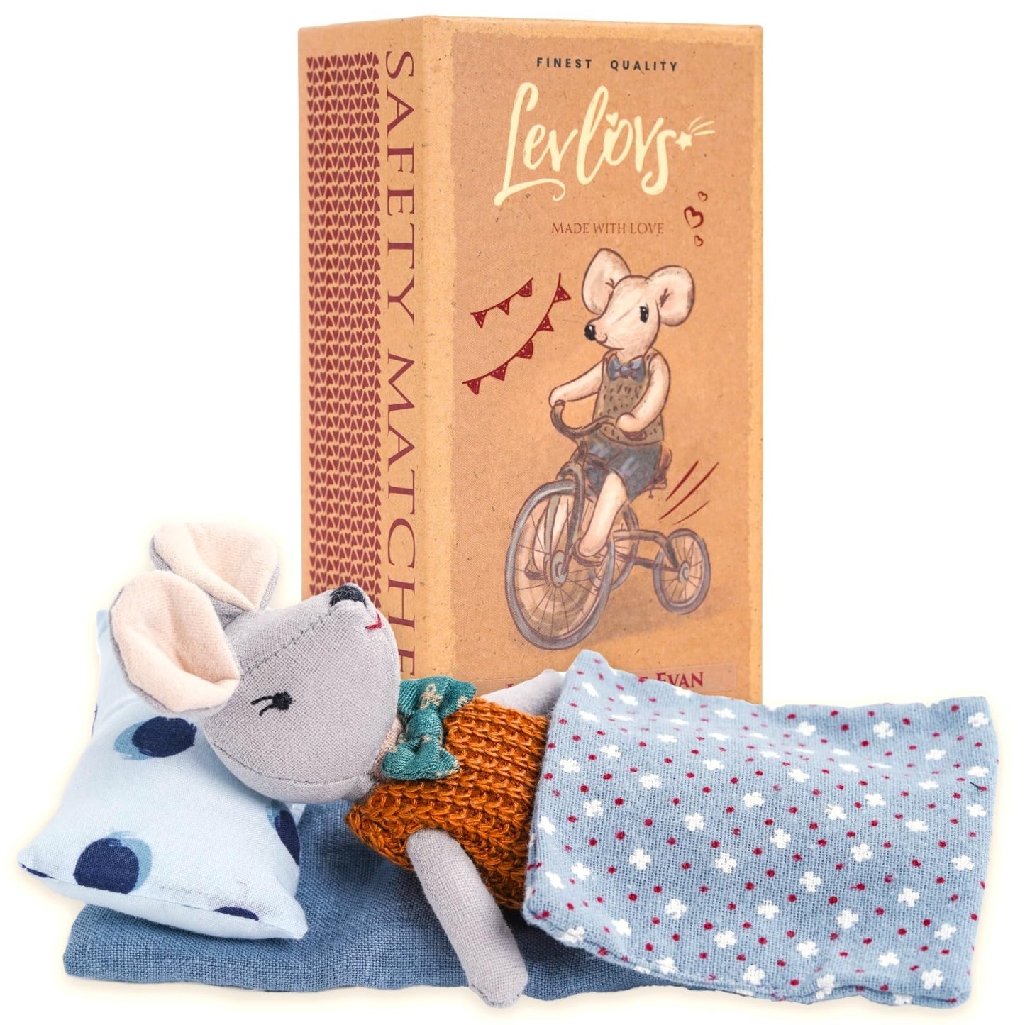 LEVLOVS Mouse in a Box Mice in Box Designer Dolls Birthday Present