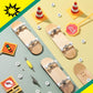 Zhehao 8 Pcs Fingerboard Bearing Wheels Standard Fingerboard Tool Fingerboard Cnc Lathed Bearing Fingerboard Screwdriver And 2 P