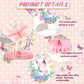 10Pcs Butterfly Party Decorations,Spring Pink Purple Butterfly Flowers Centerpieces 3D Table Honeycomb Toppers Butterfly Theme Birthday Party Decor For Girls Baby Shower Party Photo Prop Supplies