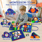 Freebear Busy Board Toddler Travel Toys Sensory Toys For Toddlers 1 2 3 4, Montessori Learning Toys For Toddlers Activities Board, Educational Toys For 3 4 Year Old Boys Girls Gift, Dinosaur