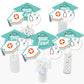 Big Dot Of Happiness Medical School Grad - Doctor Graduation Party Centerpiece Sticks - Table Toppers - Set Of 15