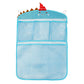 Free Swimming Baby Bath Toy Organizer Set,Quick Drying Mesh Net For Toddler Bathtub Games Holder (Blue)
