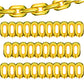 Virtue Morals 32 Pcs 32 Inch Foil Chain Balloons Jumbo Chain Balloons For 80S 90S Party Decorations Giant Balloon Chain Balloons Gold