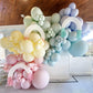 Voircoloria 130Pcs Pastel Balloons Different Sizes 18'' 12'' 10'' 5'' Macaron Latex Balloon Garland Arch Kit For Birthday Easter
