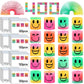 Azen 400 Pcs Mini Spring (4 Packsges) Party Favors For Kids 3-5 4-8, Goodie Bags Stuffers For Birthday Party, Classroom Prizes Kids Prizes Fidget Toys, Small Bulk Toys Gifts (4 Smile)
