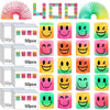 Azen 400 Pcs Mini Spring (4 Packsges) Party Favors For Kids 3-5 4-8, Goodie Bags Stuffers For Birthday Party, Classroom Prizes Kids Prizes Fidget Toys, Small Bulk Toys Gifts (4 Smile)