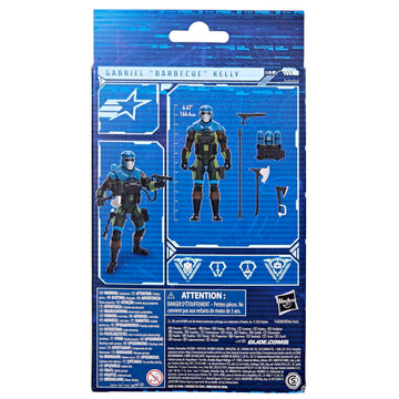 G.I. Joe Classified Series Mad Marauders Gabriel “Barbecue” Kelly Action Figure 58 Collectible Premium Toy 6-Inch-Scale Custom Package Art