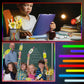MiniInflat 50 Sets Christian Let Your Light Shine Glow Sticks with Cards Gift for Kids Include 50 Religious Mattehew 5:16 Gift T