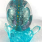 Aint It Nice Lava Dragon Egg Statue Blue Dragon Figurine Silver Chest Transparent Dragon Egg Collectible Medieval Fantasy D  Cor