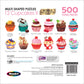 Cra-Z-Art - Roseart - Mini Shaped - Cupcakes Ii - 500 Piece Jigsaw Puzzle