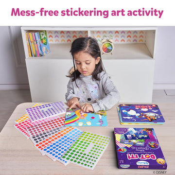 Skillmatics Dot It Sticker Art Activity - Disney Princess, Easter Basket Stuffers, Mess-Free Fun For Kids, Craft Kits, Diy Activity, Travel Toys, Gifts For Boys & Girls Ages 3, 4, 5, 6, 7
