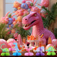 Hapibidesign Dinosaur Baby Shower Table Centerpieces - Dinosaur Party Decorations - 12 Pcs Dino Party Honeycomb Centerpieces For