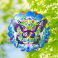 Wind Spinners Butterfly Art12 Inch 3D Stainless Steel Laser Cut Metal Art Geometric Pattern Wind Sculpture Hanging For Garden De
