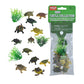 Wild Republic Mini Turtle Polybag, Kids Gifts, Educational Toys, Reusable Bag, 15Piece