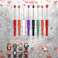 Uywgaun 8Pieces Halloween Beadable Pens Kit Horror Silicone Focal Beads for Pens DIY Ballpoint Pen Beadable Items - DIY Making K