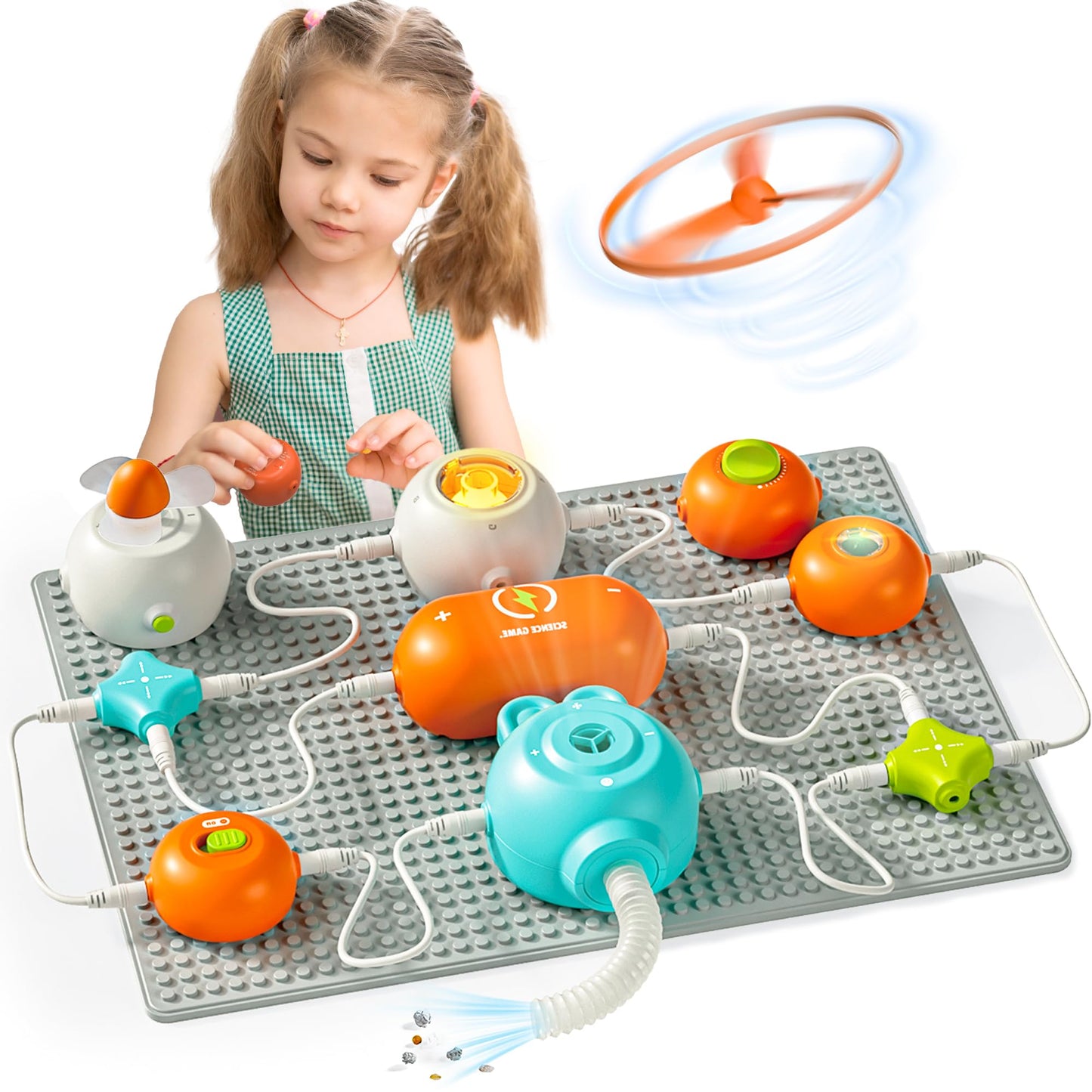 Science Kits For Kids - Stem Kits For Kids, Electronics Exploration Kit, 140+ Projects, 10+ Circuit Parts, Stem Educational Toy