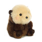 Aurora® Round Rolly Pet™ Smiles Sea Otter™ Stuffed Animal - Adorable Companions - On-The-Go Fun - Brown 5 Inches