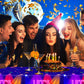 Tegeme Glow Tablecloth 86 X 51 Inch Glow In The Dark Tablecloth Disposable Tablecloths For Glow Theme Neon Party Black Light Par