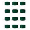 Couver Kids Children 1 Inch - Dark Green Cotton Terry Cloth Wristband for School, Church, YMCA Activities or evens(6 Pairs)