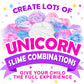Original Stationery Mini Unicorn Slime Kit For Girls, Create Unicorn Sparkle, Foam, Clay And Jelly Cube Slime, Fun Crafts For Kids, Ideal Gift, Ages 8-12