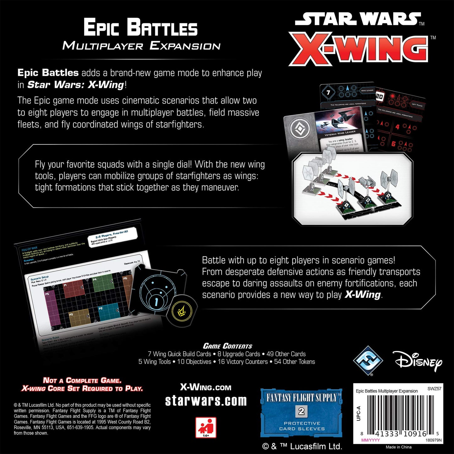 Star Wars X-Wing 2nd Edition Miniatures Game Epic Battles Multiplayer EXPANSION PACK - Strategy Game for Kids & Adults, Ages 14+