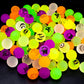 Pllieay 100 PCS Halloween Bouncy Balls for Kids, Glow in The Dark Bouncing Balls, Halloween Party Favor Supplies, School Classro
