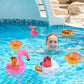 Kleeblatt Pool Drink Floaties, Doughnut Inflatable Drink Holders Floating Cup Holders Drink Floats For Pool Party