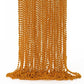 24PCS Bead Necklace, Orange Bead Necklaces Party Favors, 33'' Mardi Gras Necklaces Women and Men, Festival Parade Throw Accessor
