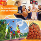 Civaner 60 Pcs Basketball Party Favors Mini Small Basketballs Bouncy Stress Sports Balls With Drawstring Bag For School Party Ca