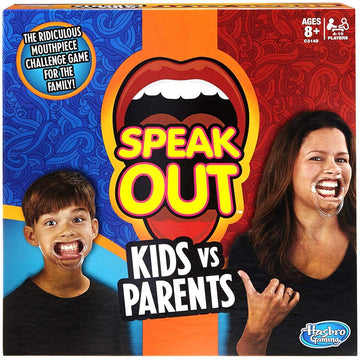 Hasbro Gaming Speak Out Kids vs Parents Game - Plastic - Brown - Model C3145