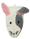 Furnis Organic Cotton, Washcloth Mitt Bunny Rabbit Puppet, Child Size