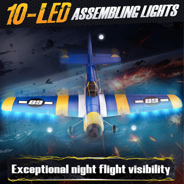 Bezgar Hq089 Rc Plane, Drones For Kids, 6-Axis Gyro Remote Control Airplane, Rc Helicopter, Easy Control For Beginners Toys With