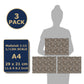 3 Sheets Self-Adhesive Wall Cladding For Dollhouse 1:12 Scale (Bright Cottage)