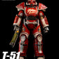 threezero Fallout T-51 Nuka Cola Power Armor Action Figure 1/6 Scale 14.5" Multicolor Model 3Z07730W0