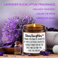 ASSIMGER Lavender & Eucalyptus Scented Candle - Funny Daughter Gift for Birthday, Christmas, Graduation, Mothers Day & Wedding