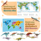 Biwase Dinosaur Toys Book With 50 Pcs Different Dinosaurs Figures & Pokers,Interactive Perfect For Kids Dinosaurs Educational Toys For 3 4 5 6Year Old Boys&Girls
