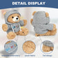 Osacoe Big Hugs Teddy Bear - Soft Plush Stuffed Animal with Removable Hoodie, Perfect Get Well Soon Gift for Kids and Adults