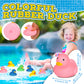 Zubebe Rubber Ducks Bath Toy Multicolor Mini Rubber Duck Bulk Float Duck Bath Toy Baby Shower Birthday Party Favors Gift(100 Pcs