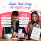 Game That Song Music Card Game for Adults & Teens - Fun Party Game, Black, Model GTS-01, Great Gift for Music Lovers