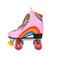 Moxi Rainbow Rider Roller Skate - Fun and Fashionable Womens Roller Skates | Pink Heart | Size 5