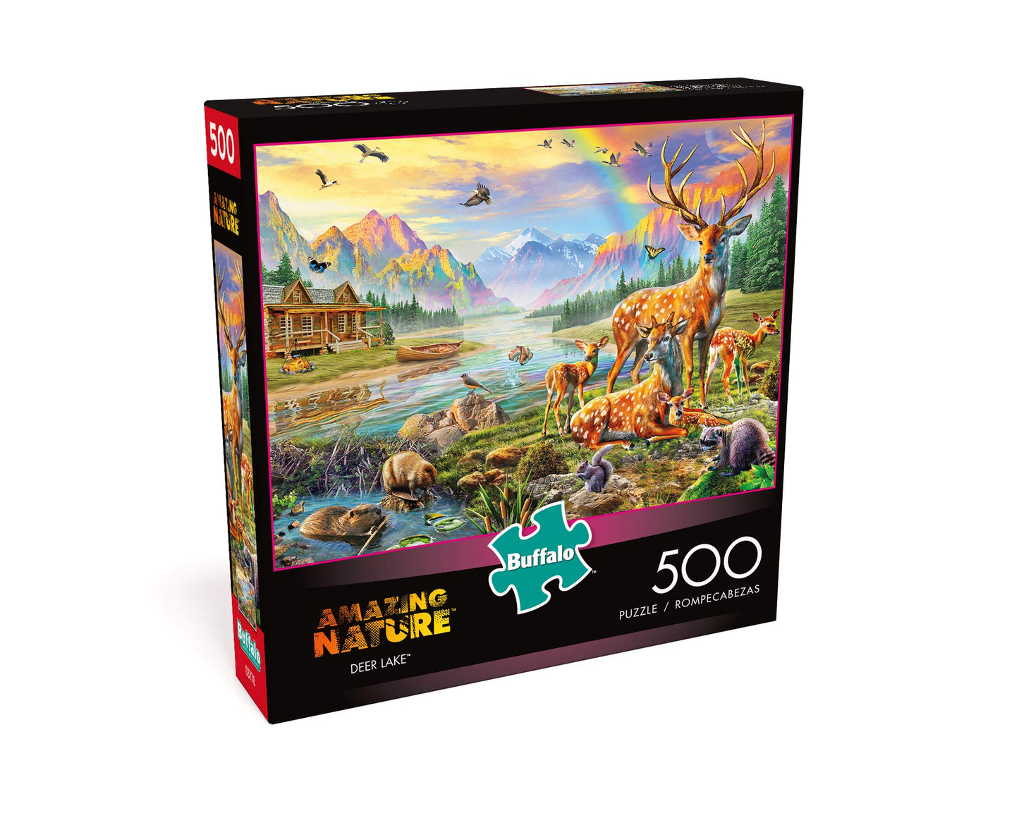 Buffalo Games - Deer Lake - 500 Piece Jigsaw Puzzle