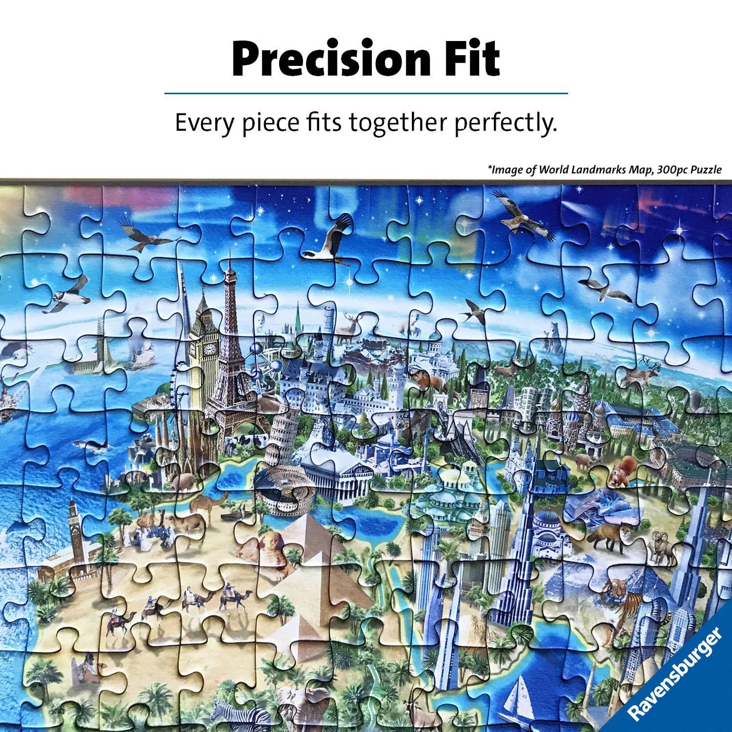 Ravensburger Puzzles On Puzzles 3000 Piece Jigsaw Puzzle For Adults - 17471 | Artwork By Karen Puzzles | Premium Interlocking Fit | Vibrant, Glare-Free Design | Durable Blueboard Construction