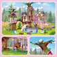 HSANHE Tree House Building Set, 1050 PCS Plastic Kit for Kids 6-12, Compatible with Lego Friends, Large Model 7682