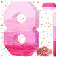 Number 1 Pinata First Birthday Pinata Decorations Gradient Pink Pinata With Stick Blindfold Confetti For Girls Boys Birthday (Number 8)