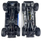 Benedict Harry 1Pair Metal Driveshaft Shaft for Axial SCX24 AXI0005 RC Model Car Upgrade Parts