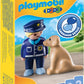 Playmobil Police Officer With Dog 70408 1.2.3 For Young Kids