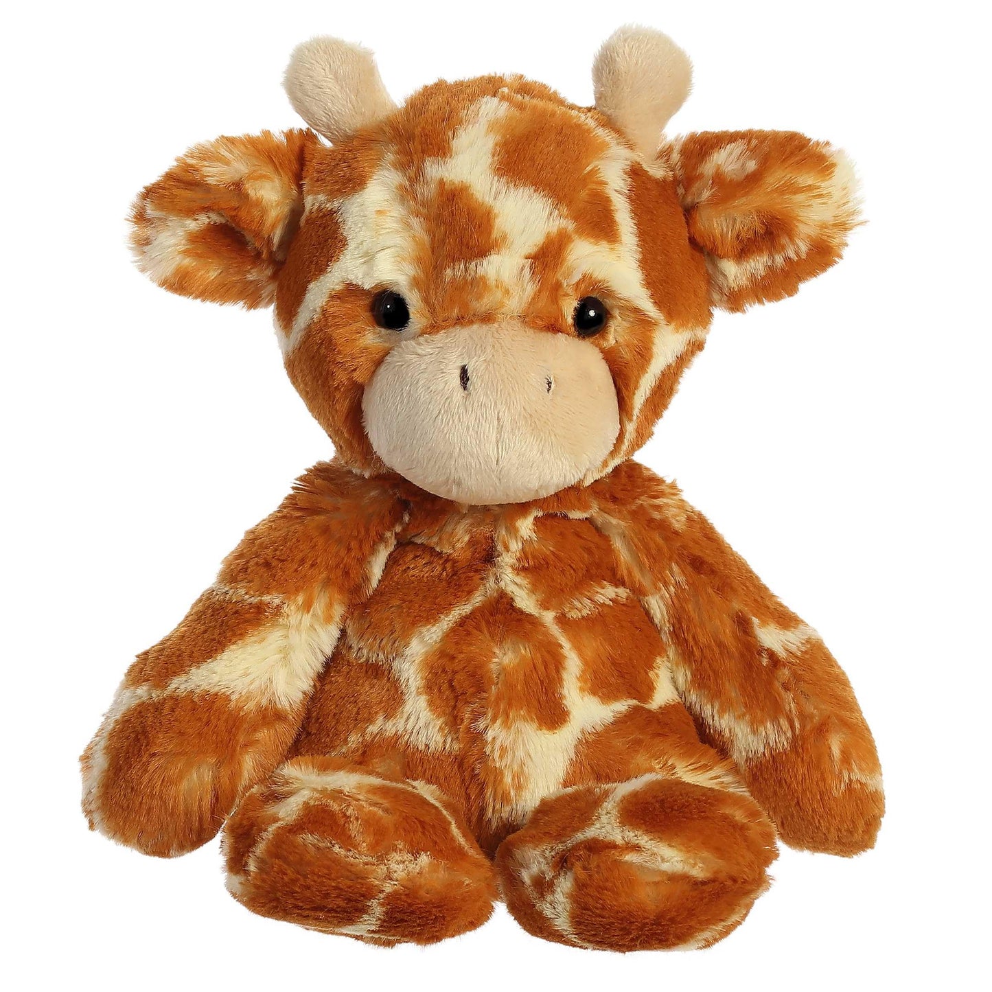 Aurora Snuggly Sweet & Softer Giraffe Stuffed Animal - Comforting Companion - Imaginative Play - Brown 9 Inches