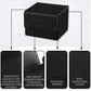 Weewooday 2 Boxes Leather Deck Card Boxes Large Size Fit 100 Plus Sleeved Cards Deck Game Box For Collectible Cards Deck Playing